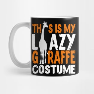 This Is My Lazy Giraffe Costume Mug